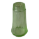 Glass shaker with faceted glass, uranium colour