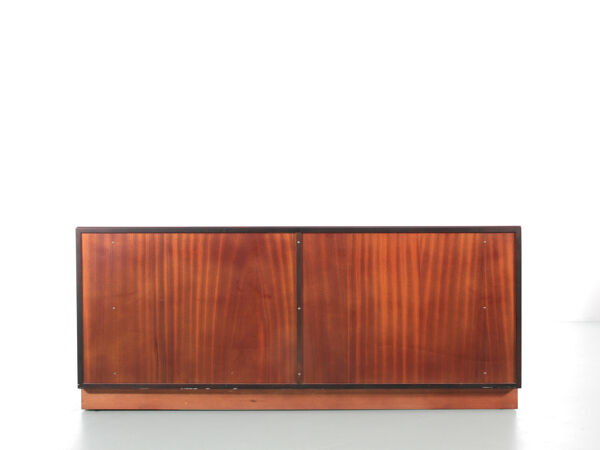 Enfilade scandinave à portes rideau en palissandre de rio