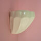 Old wall toothbrush holder or antique pencil holder, old ceramic brush pot