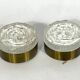 Stilux Milano, set of two wall or ceiling lamps model Caserta, 1960s