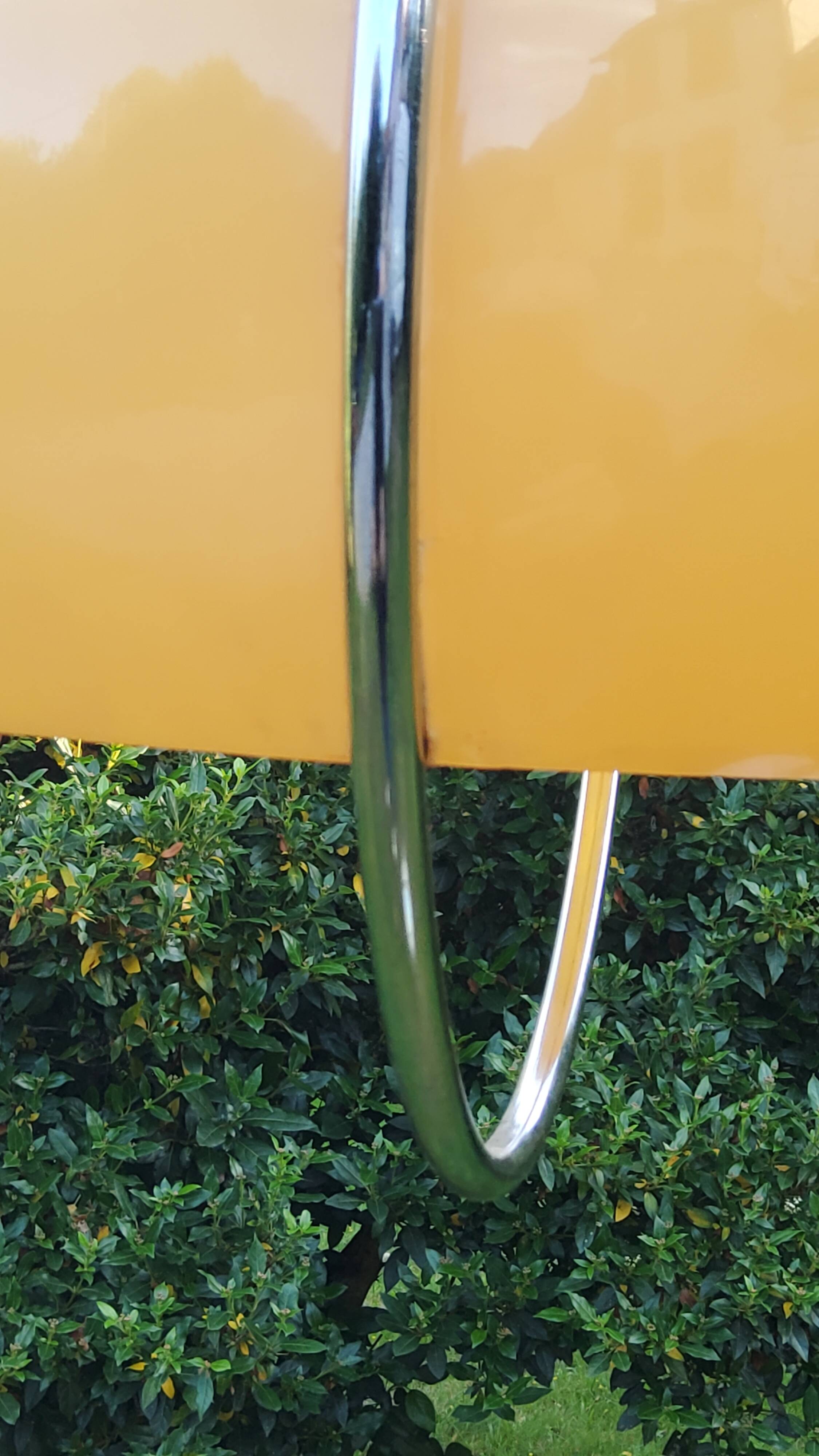 Arco telescopic design floor lamp from the 70s, marble base, chrome rod, plastic lampshade