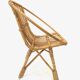 Fauteuil enfant vintage en rotin par Rohe Noordwolde