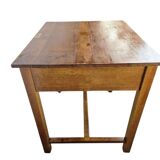 Vintage wooden high table / bar table / laboratory table