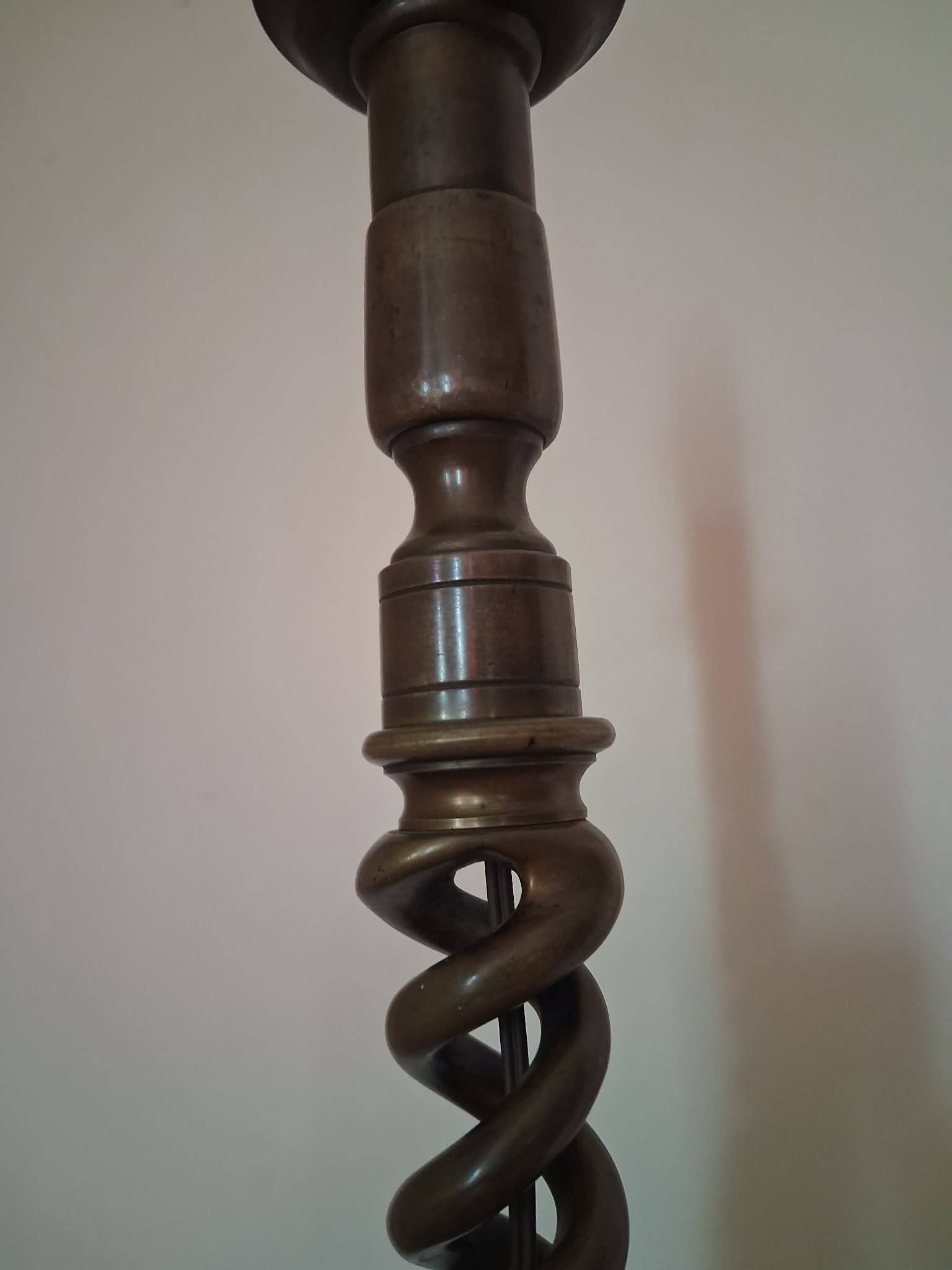 Barley twist floor lamp