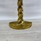 Mid-century large brutalist solid bronze candleholder, 1970s
