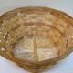Two-tone woven bread or fruit basket