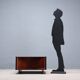 Square coffee table Arflex, vintage design by Marco Zanuso, 1960s.