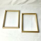 Pair of golden frames. Hama