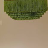 Superb brass fringed pendant light T-603 Hans Agne Jakobsson