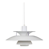 Louis Poulsen / Poul Henningsen “PH 5” pendant lamp with glass diffuser / Mid-century Danish modern design / PH5