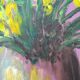 Peinture sur toile bouquet de genêts