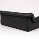 1970’s Vintage Italian design black leather sofa from PelleRossi