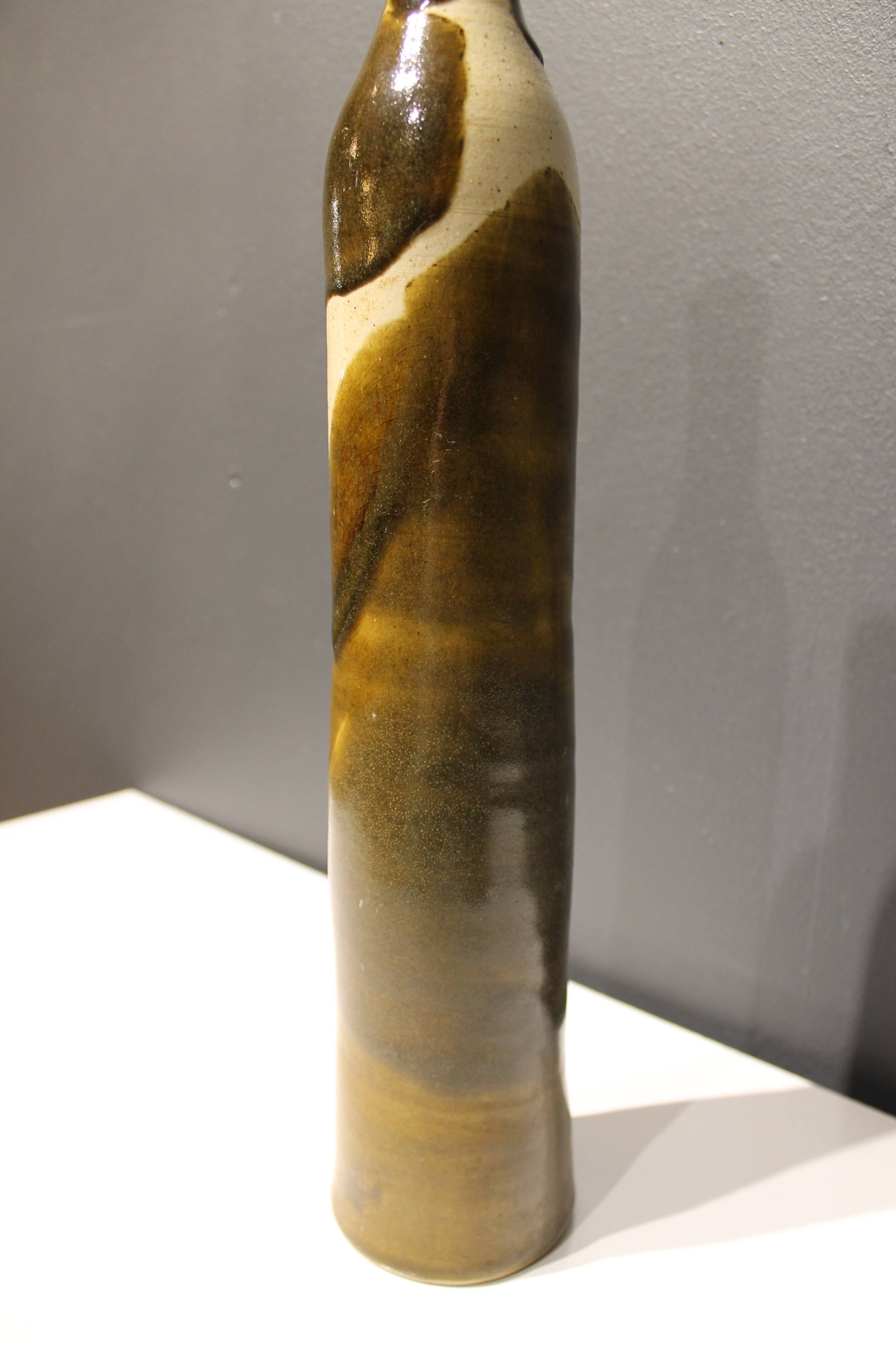 Grand vase bouteille Roland Zobel, Atelier Les Cyclades