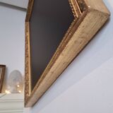 Tableau ardoise encadrement de style à la feuille d'or