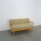 Uitschuifbare slaapbank met kussens, zitbank