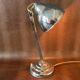 Old Art Deco desk lamp, in chrome metal-1950