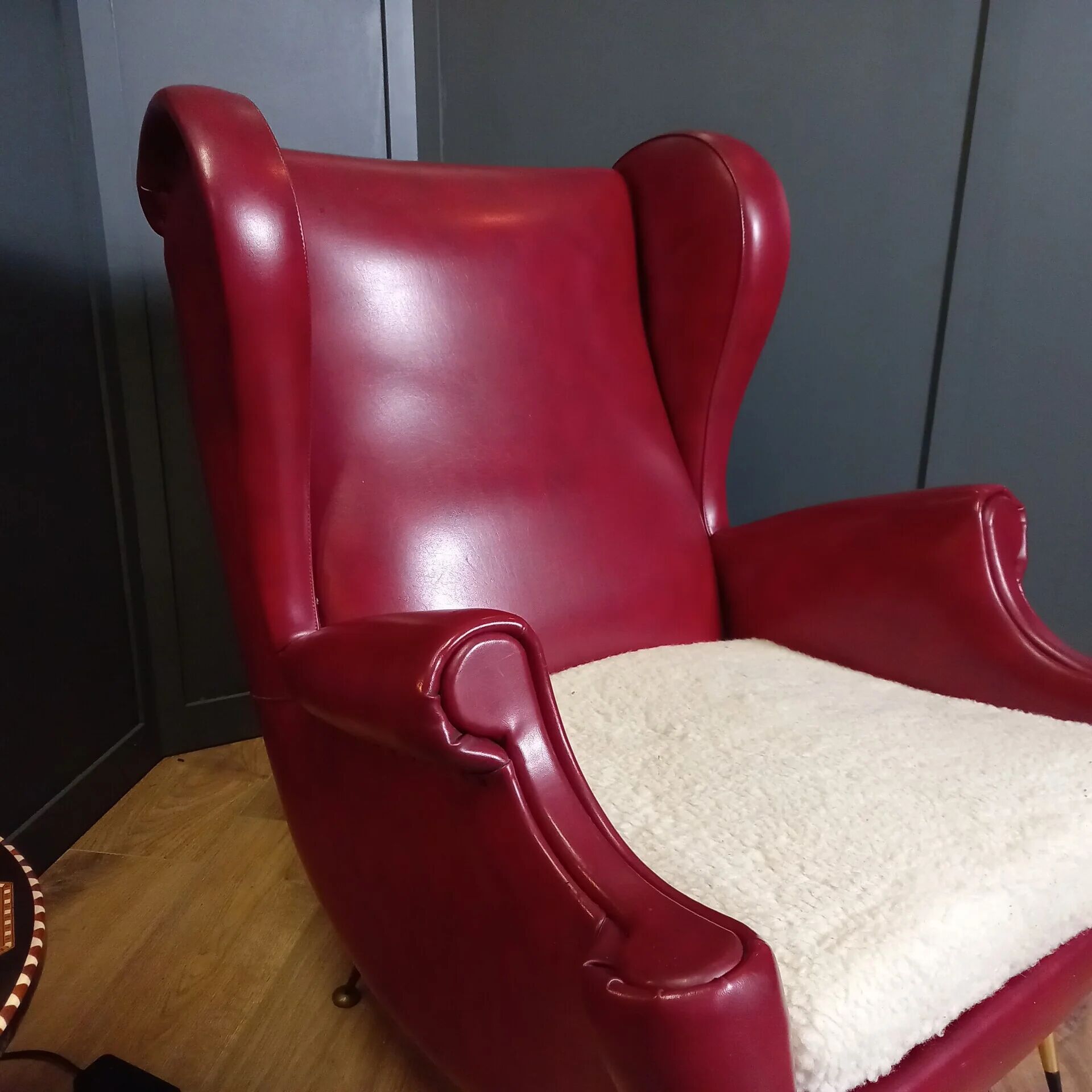 Chaise lounge vintage italienne