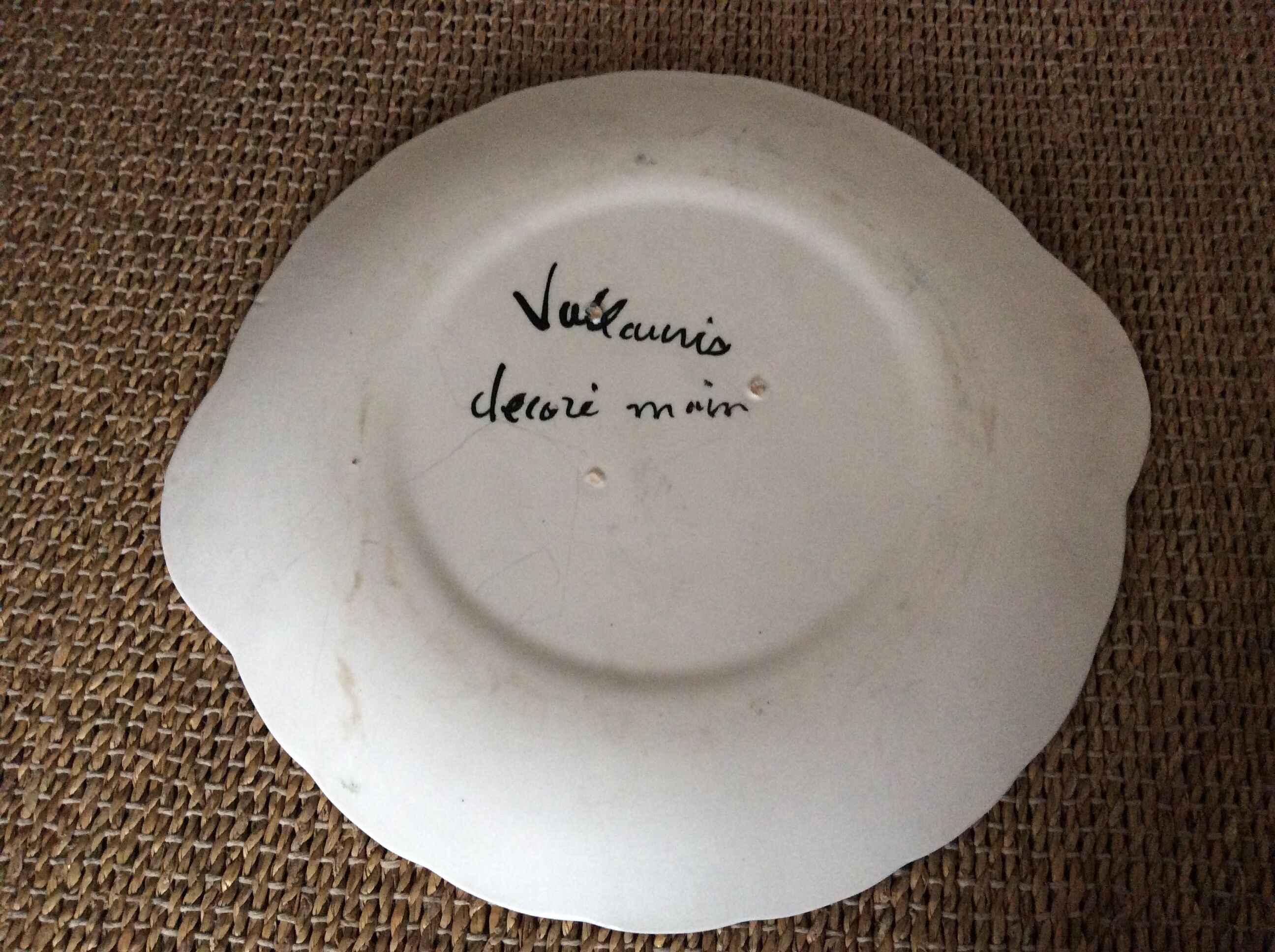 Set de 8 assiettes Vallauris