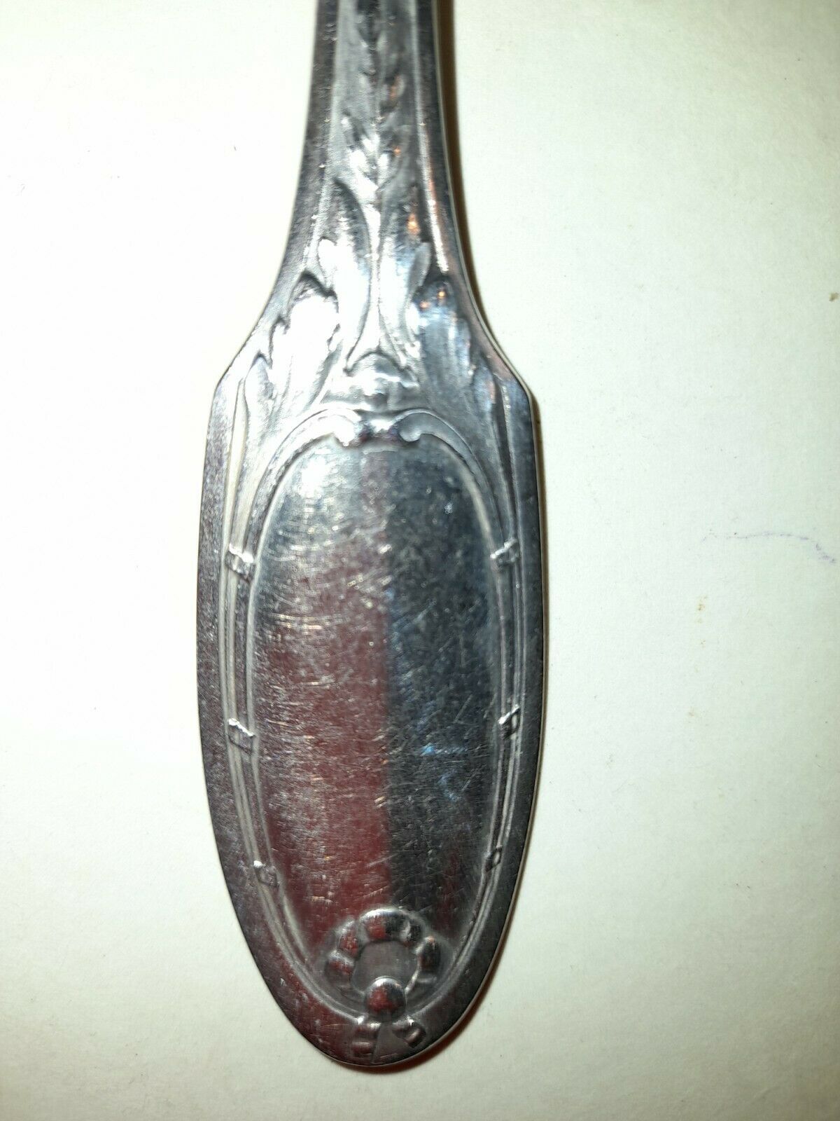 Set of 6 tablespoons in silver metal laurel Louis XVI by Christofle