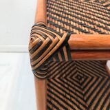 Dessert in rattan bamboo vintage cannage