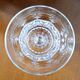 6 crystal wine glasses