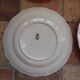 10 earthenware plates from lunéville kg, keller and guerin, model reverbere