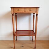 Vintage solid wood side table