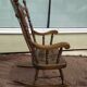 Rocking chair in solid wood beech - yugoslavia