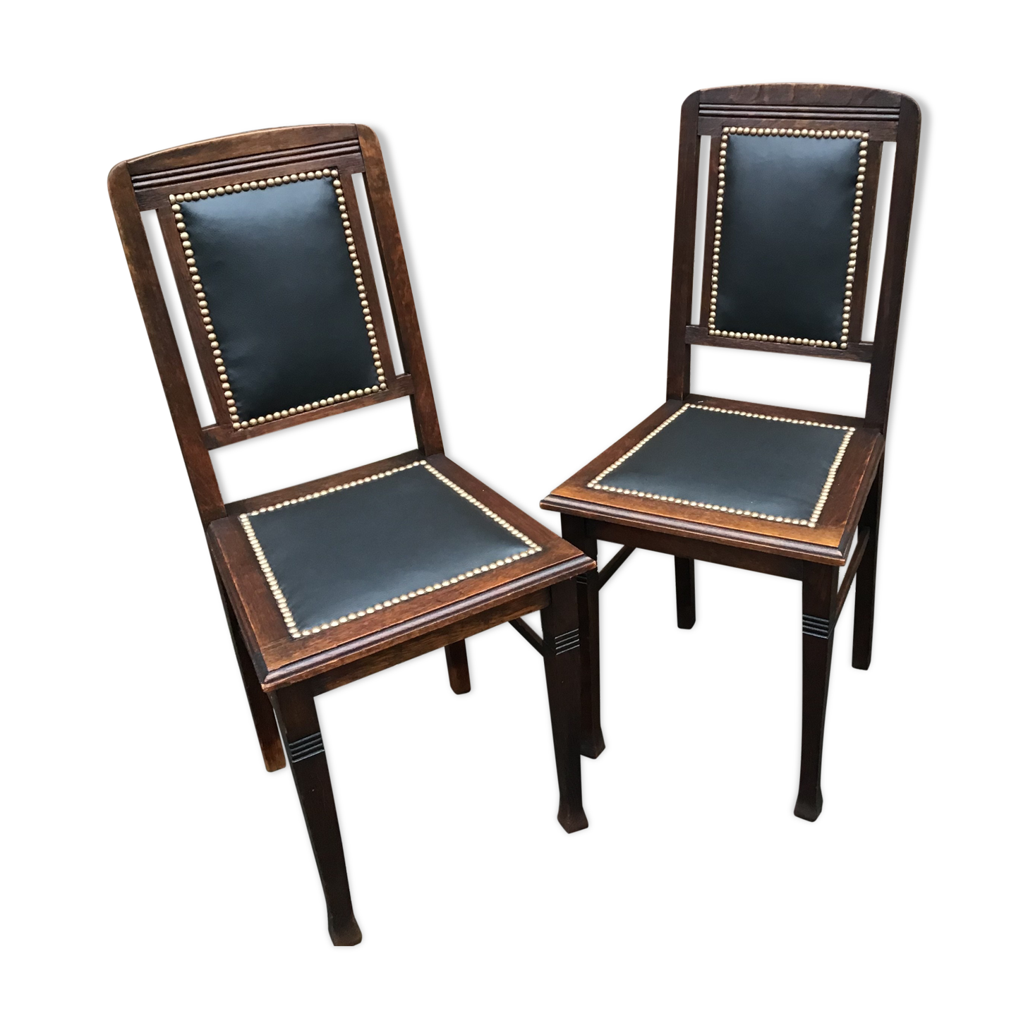 Paire de chaises art deco 1930
