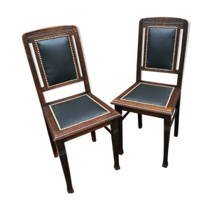 Paire de chaises art deco 1930