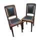 Paire de chaises art deco 1930