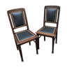 Paire de chaises art deco 1930