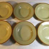 Hollow plates in brown sandstone