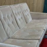 Scandinavian 4-seater sofa from the 70s in teak