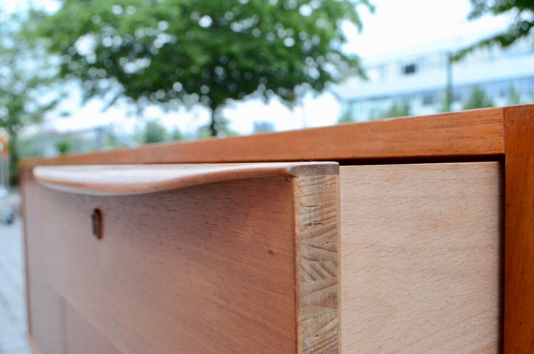 MID Century A.M.T Sideboard Germany Cabinet Walnut Minimalist