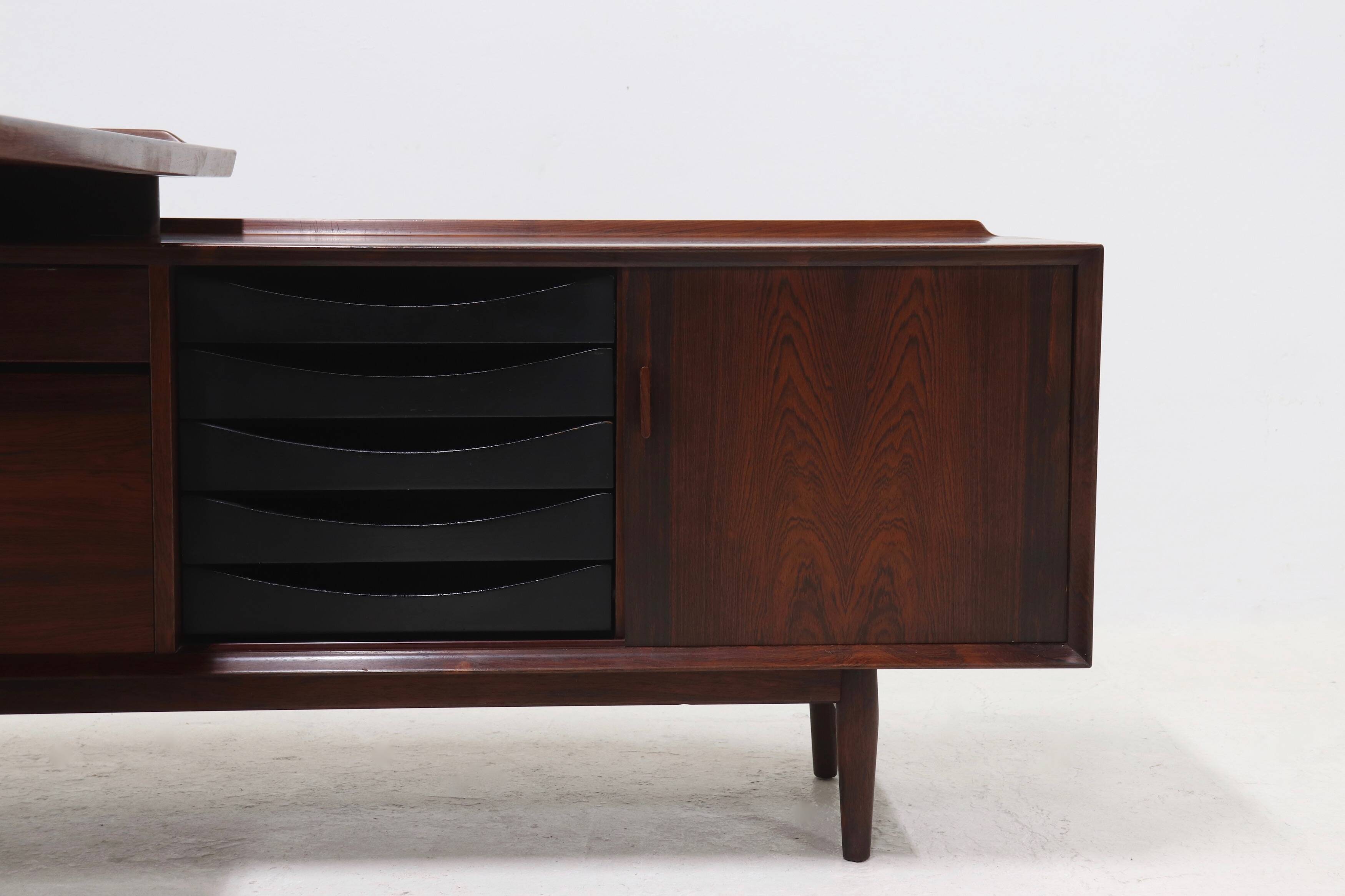 Rosewood Executive Desk Model 209 by Arne Vodder for Sibast 1955
