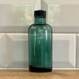 Petit flacon vintage bleu dark turquoise