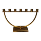 Chandelier à 7 « bras » en laiton massif de D.R Brass, Danemark, années 1950