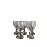 Vintage stemmed glasses