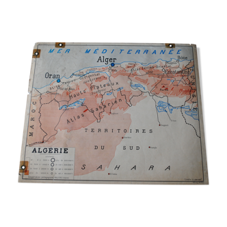 School Nightingale Algeria and Tunisia map