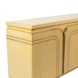 Four-door birch wood enfilade. 1970s.