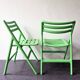 Set of 2 green Folding Air Chairs by Jasper Morrison for Magis, Italy 2003/2005
