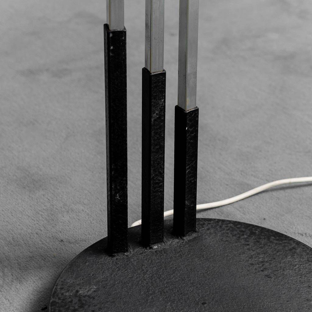 70s vintage modern antique 3-light floor lamp