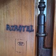 Oak sideboard with 3 doors stamped René Trotel