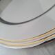 Alessi Ettore Sottsass / 6 large stainless steel presentation plates 18/10