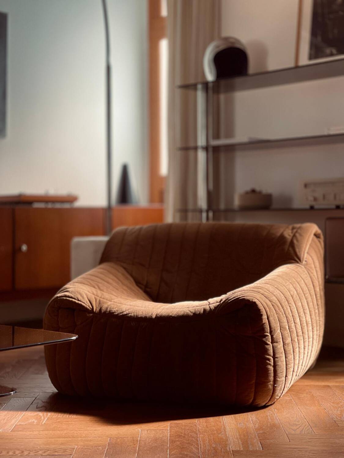Vintage 1970s armchair Sandra by Annie Hieronimus for Cinna
