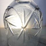 Set of 12 cut crystal wine glasses