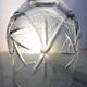 Set of 12 cut crystal wine glasses