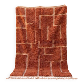 Tapis en laine pure fait main traditionnelle artisanale taille 1,5/2,5 m