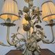 Florentine lamp with foliage from the 1970s.